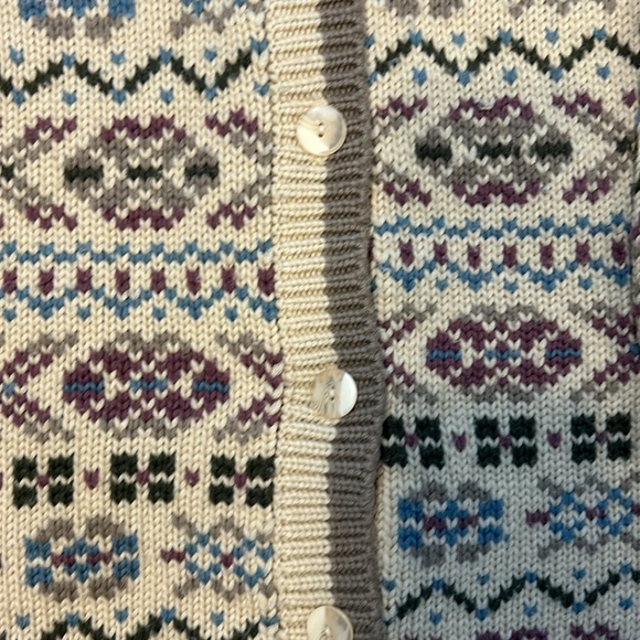 Gorgeous vintage ?  THICK wool long Best American Clothing Company cardigan - Picture 2 of 7